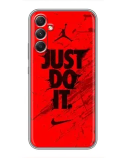 Чехол для Samsung Galaxy A34 с картинкой «Nike Just Do It»