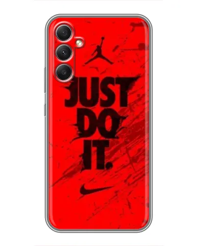 Чехол для Samsung Galaxy A34 с картинкой «Nike Just Do It»