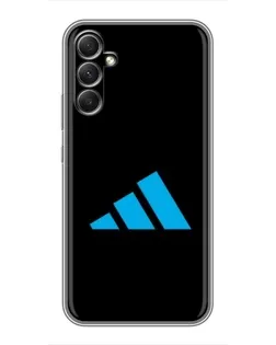 Чехол для Samsung Galaxy A34 с картинкой «Adidas Cyan Logo»