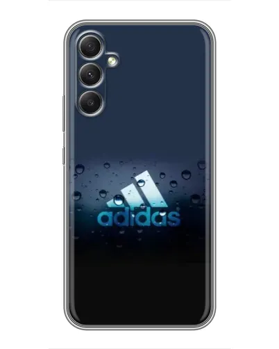 Чехол для Samsung Galaxy A34 с картинкой «Adidas Water Drops» Чехол для Samsung Galaxy A34 с картинкой «Adidas Water Drops»