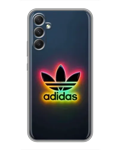 Чехол для Samsung Galaxy A34 с картинкой «Неоновый Adidas» Чехол для Samsung Galaxy A34 с картинкой «Неоновый Adidas»