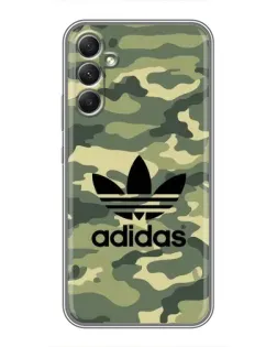 Чехол для Samsung Galaxy A34 с картинкой «Милитари стиль Adidas»