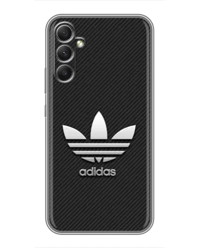 Чехол для Samsung Galaxy A34 с картинкой «Adidas Карбоновая текстура» Чехол для Samsung Galaxy A34 с картинкой «Adidas Карбоновая текстура»