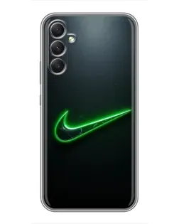 Чехол для Samsung Galaxy A34 с картинкой «Неоновый контур Nike» Чехол для Samsung Galaxy A34 с картинкой «Неоновый контур Nike»