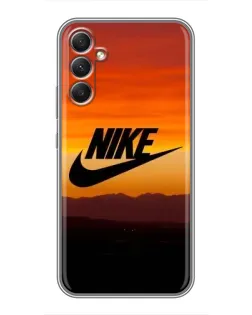 Чехол для Samsung Galaxy A34 с картинкой «Nike — вечерний горизонт»