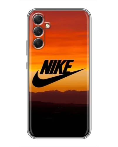 Чехол для Samsung Galaxy A34 с картинкой «Nike — вечерний горизонт»
