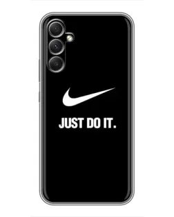 Чехол для Samsung Galaxy A34 с картинкой «Классический принт Nike»