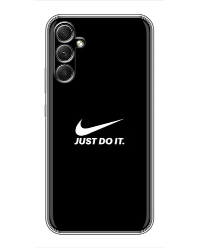 Чехол для Samsung Galaxy A34 с картинкой «Минимализм от Nike»