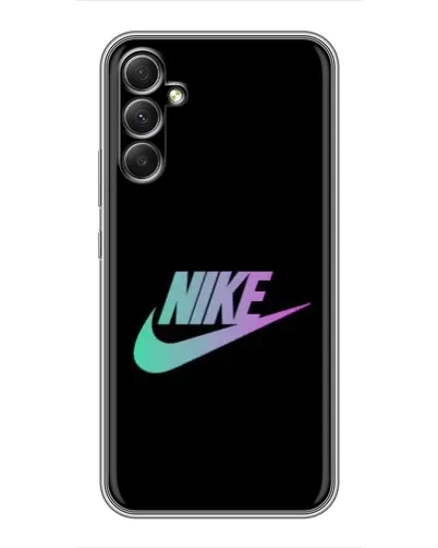 Чехол для Samsung Galaxy A34 с картинкой «Nike — городская ночь»