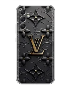 Чехол для Samsung Galaxy A34 с картинкой «Кожаная текстура LV»