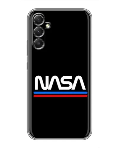 Чехол для Samsung Galaxy A34 с картинкой «NASA — классика Red Blue» Чехол для Samsung Galaxy A34 с картинкой «NASA — классика Red Blue»