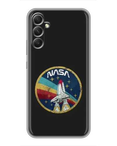 Чехол для Samsung Galaxy A34 с картинкой «NASA — эмблема миссии» Чехол для Samsung Galaxy A34 с картинкой «NASA — эмблема миссии»