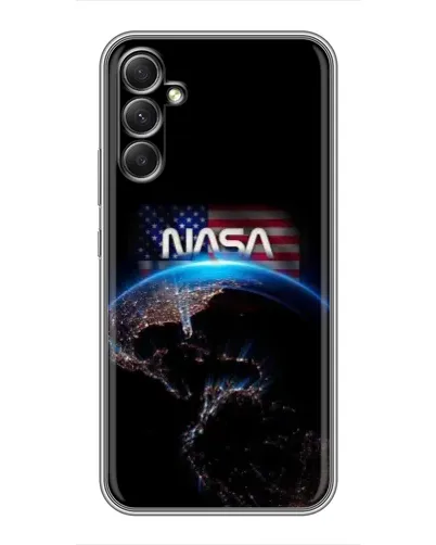 Чехол для Samsung Galaxy A34 с картинкой «Земля из космоса NASA» Чехол для Samsung Galaxy A34 с картинкой «Земля из космоса NASA»