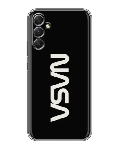 Чехол для Samsung Galaxy A34 с картинкой «NASA — вертикальный логотип» Чехол для Samsung Galaxy A34 с картинкой «NASA — вертикальный логотип»