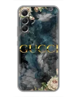 Чохол для Samsung Galaxy A34 з картинкою «Абстрактні квіти Gucci»