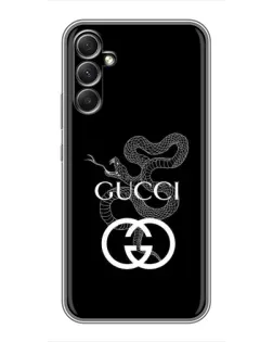 Чохол для Samsung Galaxy A34 з картинкою «Gucci — срібна змія»