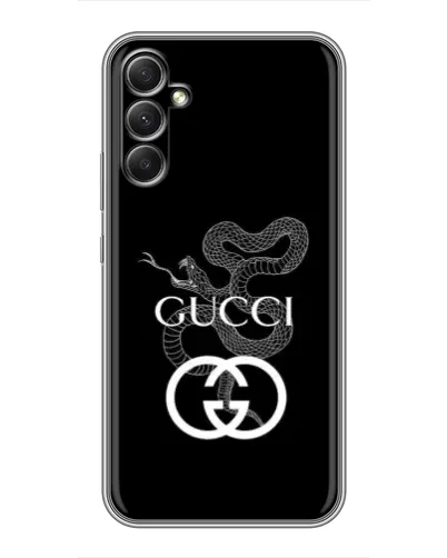 Чохол для Samsung Galaxy A34 з картинкою «Gucci — срібна змія»