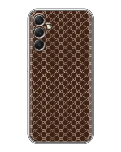 Чехол для Samsung Galaxy A34 с картинкой «Gucci — шоколадная сетка» Чехол для Samsung Galaxy A34 с картинкой «Gucci — шоколадная сетка»