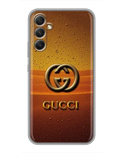 Чехол для Samsung Galaxy A34 с картинкой «Gucci — солнечный градиент» Чехол для Samsung Galaxy A34 с картинкой «Gucci — солнечный градиент»