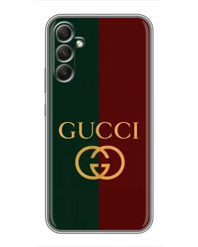 Чехол для Samsung Galaxy A34 с картинкой «Gucci — темно-зеленый градиент» Чехол для Samsung Galaxy A34 с картинкой «Gucci — темно-зеленый градиент»