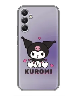 Чехол для Samsung Galaxy A34 с картинкой «Kuromi — фиолетовый арт»