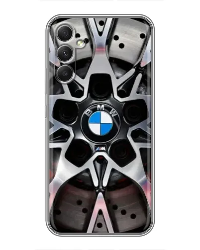 Чехол для Samsung Galaxy A34 с картинкой «BMW — деталь диска» Чехол для Samsung Galaxy A34 с картинкой «BMW — деталь диска»