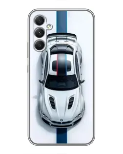 Чохол для Samsung Galaxy A34 з картинкою «Вид зверху — BMW M» Чохол для Samsung Galaxy A34 з картинкою «Вид зверху — BMW M»