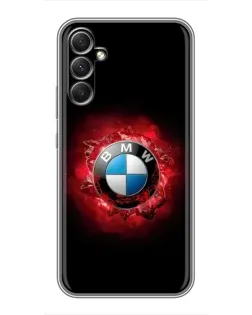 Чехол для Samsung Galaxy A34 с картинкой «Логотип BMW — вспышка»