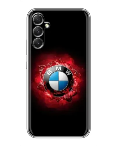 Чехол для Samsung Galaxy A34 с картинкой «Логотип BMW — вспышка» Чехол для Samsung Galaxy A34 с картинкой «Логотип BMW — вспышка»