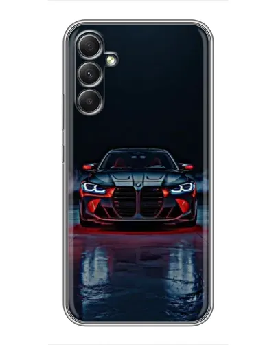 Чехол для Samsung Galaxy A34 с картинкой «BMW на мокрой дороге» Чехол для Samsung Galaxy A34 с картинкой «BMW на мокрой дороге»