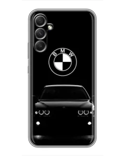 Чехол для Samsung Galaxy A34 с картинкой «BMW — взгляд из темноты»