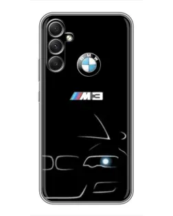 Чехол для Samsung Galaxy A34 с картинкой «Минималистичный принт BMW M3»