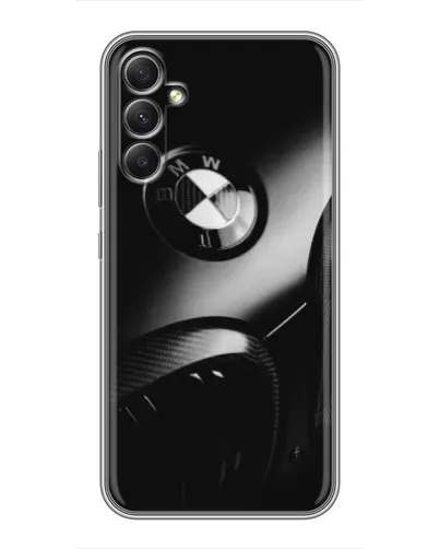 Чехол для Samsung Galaxy A34 с картинкой «Эмблема BMW — макро» Чехол для Samsung Galaxy A34 с картинкой «Эмблема BMW — макро»