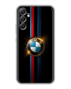 Чехол для Samsung Galaxy A34 с картинкой «BMW M-Power неон»
