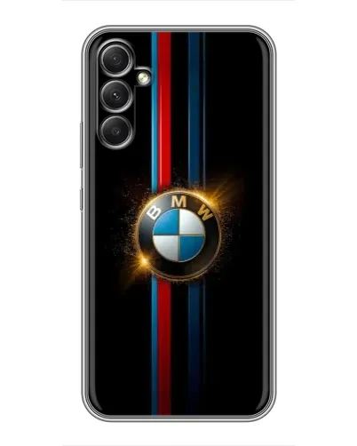 Чехол для Samsung Galaxy A34 с картинкой «BMW M-Power неон» Чехол для Samsung Galaxy A34 с картинкой «BMW M-Power неон»