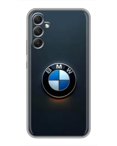 Чехол для Samsung Galaxy A34 с картинкой «Логотип BMW — минимализм» Чехол для Samsung Galaxy A34 с картинкой «Логотип BMW — минимализм»