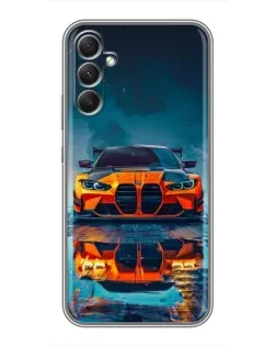 Чехол для Samsung Galaxy A34 с картинкой «BMW — золотая эмблема» Чехол для Samsung Galaxy A34 с картинкой «BMW — золотая эмблема»
