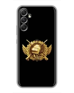Чохол для Samsung Galaxy A34 з картинкою «PUBG — помаранчевий градієнт»