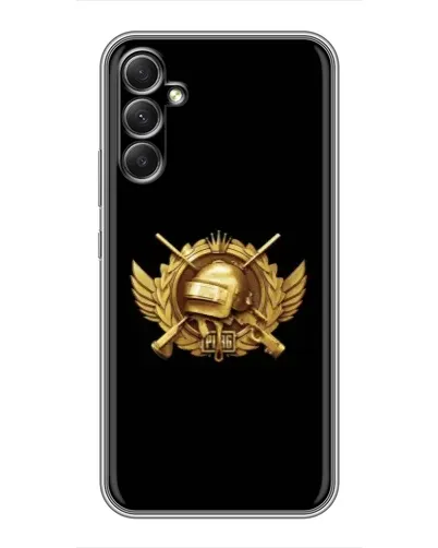 Чехол для Samsung Galaxy A34 с картинкой «PUBG — оранжевый градиент»