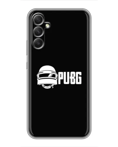Чехол для Samsung Galaxy A34 с картинкой «PUBG — классический лого»