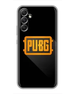 Чехол для Samsung Galaxy A34 с картинкой «PUBG — рамка лого»