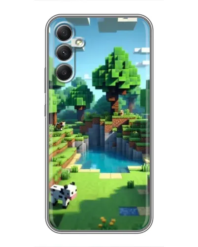 Чехол для Samsung Galaxy A34 с картинкой «Minecraft летний день» Чехол для Samsung Galaxy A34 с картинкой «Minecraft летний день»