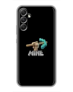 Чехол для Samsung Galaxy A34 с картинкой «Алмазная кирка»