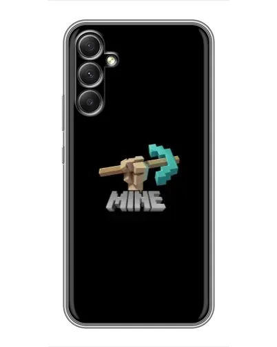 Чехол для Samsung Galaxy A34 с картинкой «Алмазная кирка» Чехол для Samsung Galaxy A34 с картинкой «Алмазная кирка»