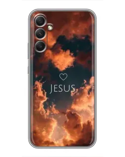 Чехол для Samsung Galaxy A34 с картинкой «Сияние Имени Jesus» Чехол для Samsung Galaxy A34 с картинкой «Сияние Имени Jesus»