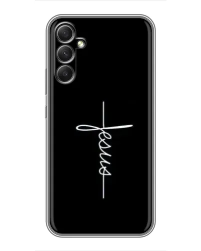 Чехол для Samsung Galaxy A34 с картинкой «Тонкая линия веры»