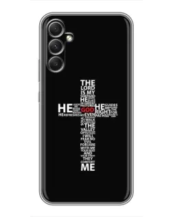Чехол для Samsung Galaxy A34 с картинкой «Текстовый крест» Чехол для Samsung Galaxy A34 с картинкой «Текстовый крест»