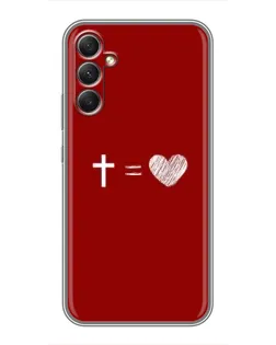 Чехол для Samsung Galaxy A34 с картинкой «Уравнение любви» Чехол для Samsung Galaxy A34 с картинкой «Уравнение любви»