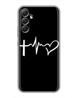 Чехол для Samsung Galaxy A34 с картинкой «Пульс веры» Чехол для Samsung Galaxy A34 с картинкой «Пульс веры»