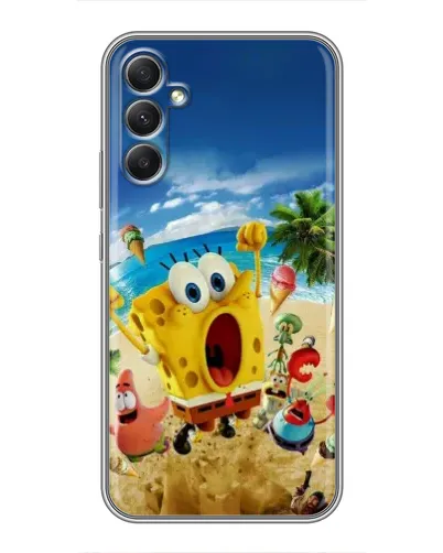 Чехол для Samsung Galaxy A34 с картинкой «Развлечения на пляже»